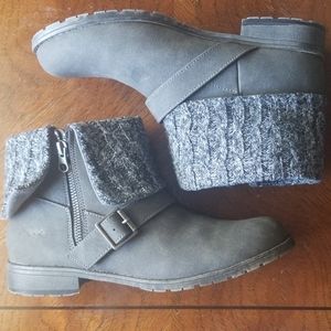 RocketDog foldover sweater boots